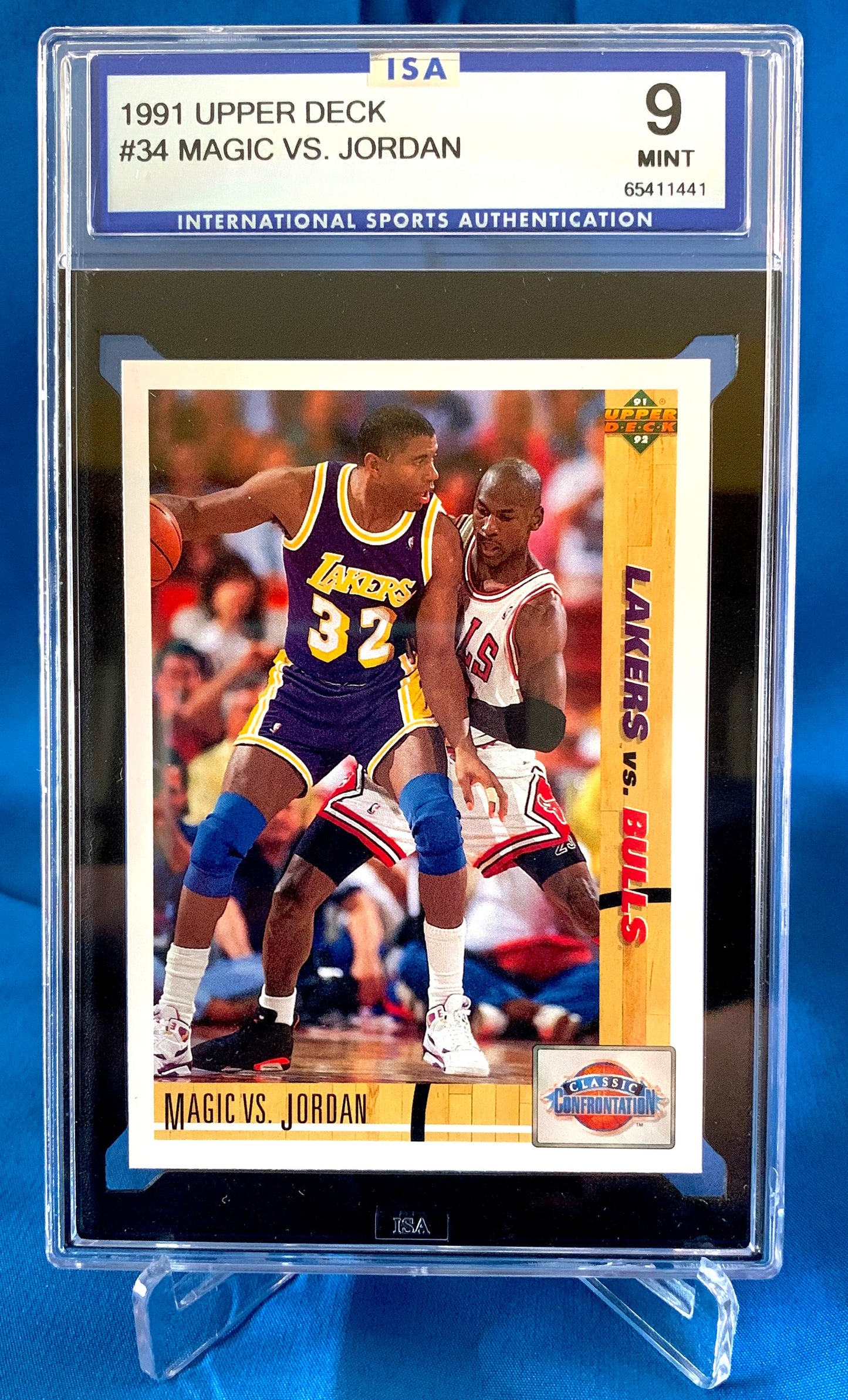 1991-92 Upper Deck MAGIC vs. JORDAN Basketball Card #34 NM/MT