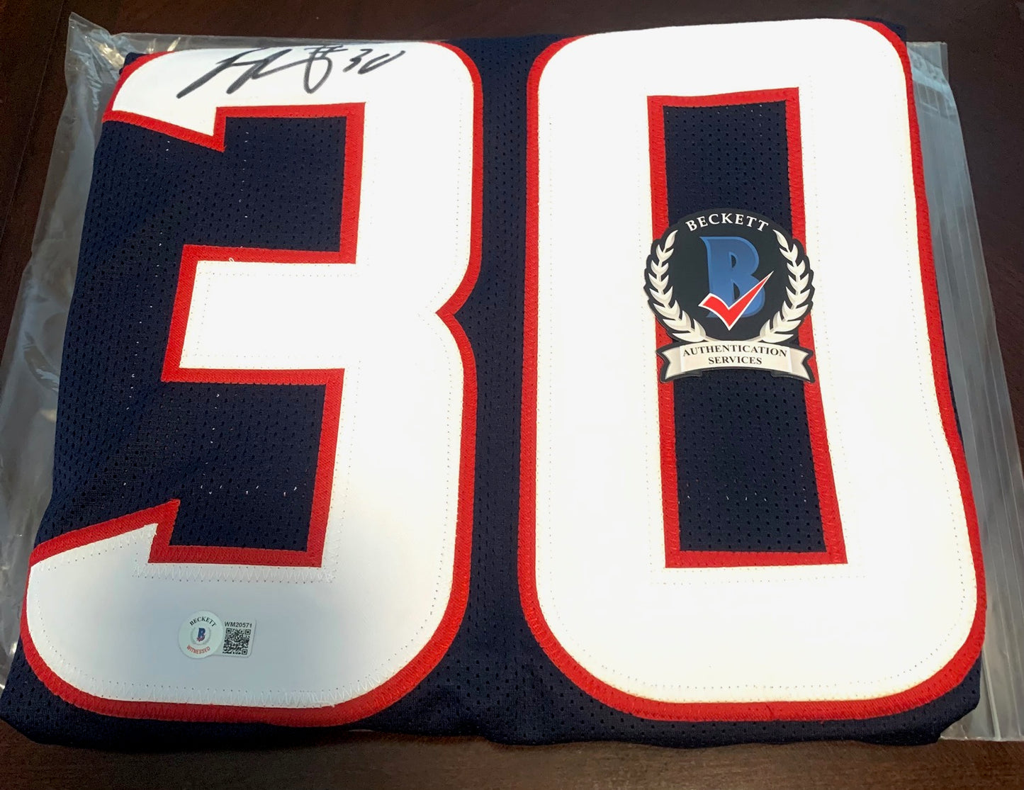 Phillip Lindsey Signed Texans Jersey